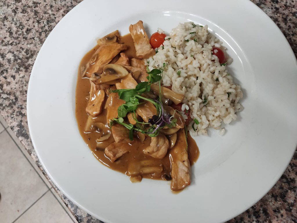 Pork Fillet Stroganoff