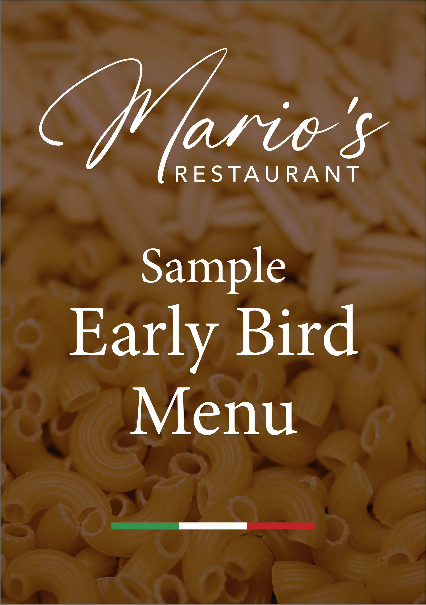 Marios Sample Early Bird Button